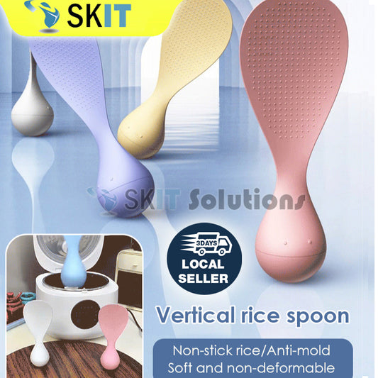 Tumbler Non-Stick Rice Spoon Standable Anti-Scald Non-Slip Easy Clean Kitchen Serving Scoop Shovel