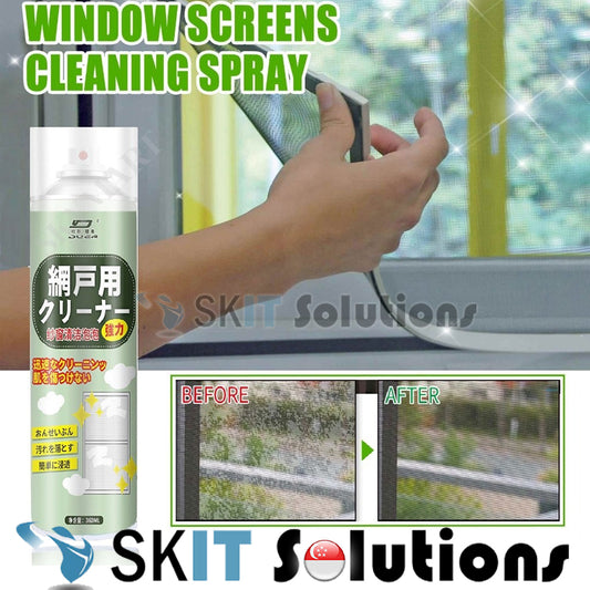 Window Cleaner Spray Dust Removal Cleaning Agent Mesh Washer Grease Remover Descaling Screen Agent
