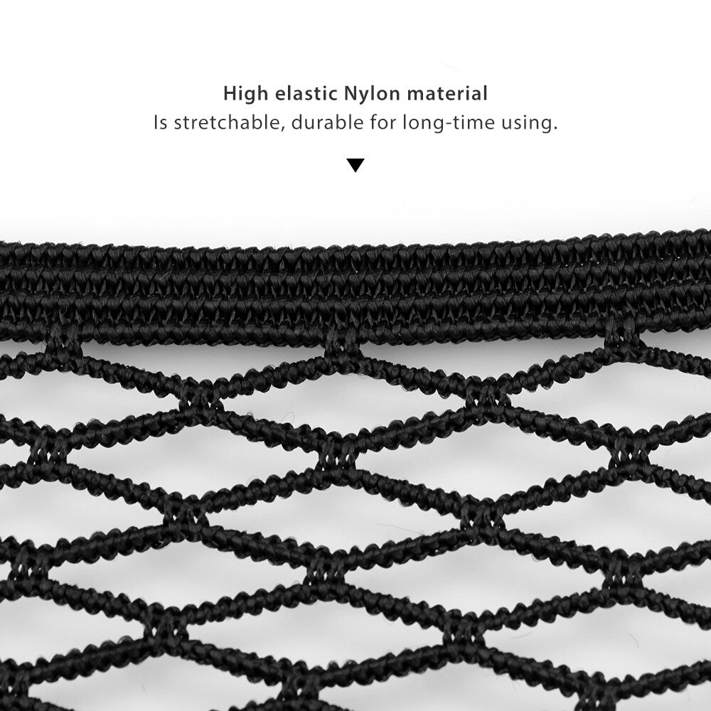 Car Seat Side Back Storage Net Bag Mesh Pocket Organizer Stick On Interior Accessories for Vehicle