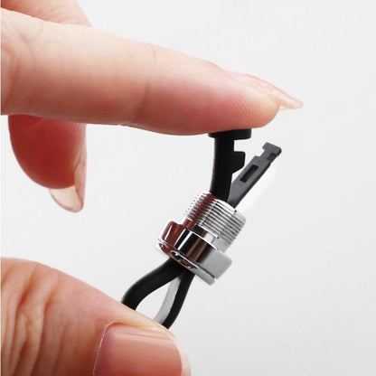 Car Hanging Rope Keychain Metal Key Holder Rotatable Key Ring Silicone Loop for Car Motorcycle Keys