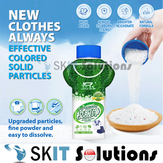 School Uniform Stain Remover Laundry Detergent Powder Fabric Cleaner Sweat Clothing Soap Household