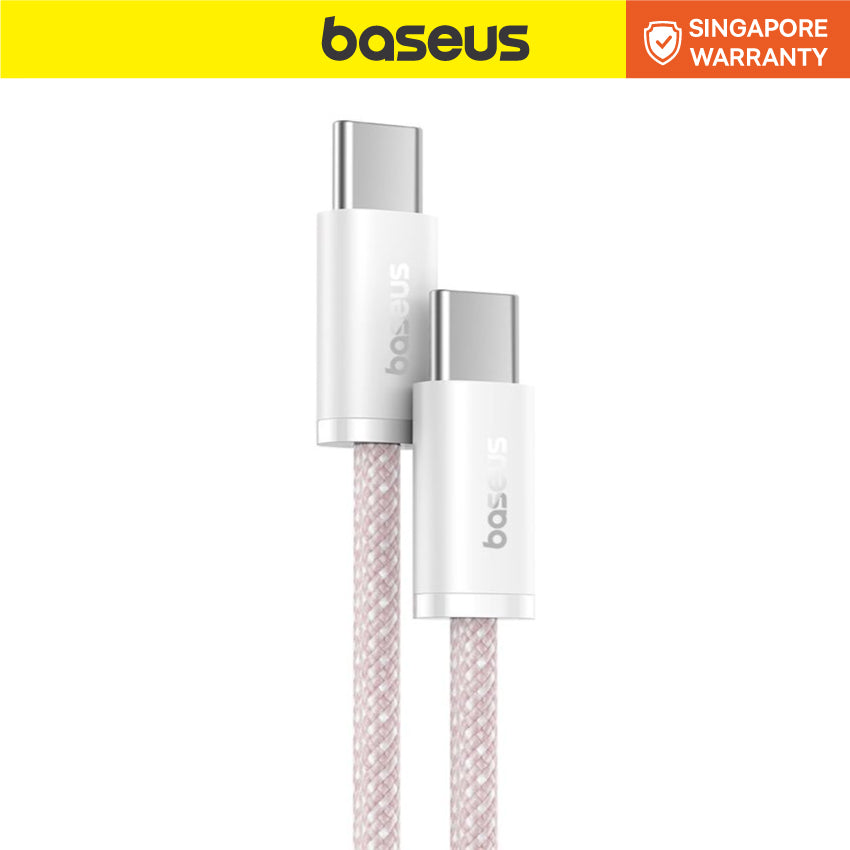 Baseus Dynamic 3 PD 100W Type-C to Type-C 1M 2M Fast Charging Data Sync Cable Charger Mobile Phone