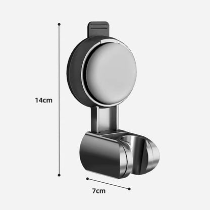 Adjustable Shower Head Suction Cup Holder Showerhead Bracket No Drill FREE Wall Mount Bathroom Bidet