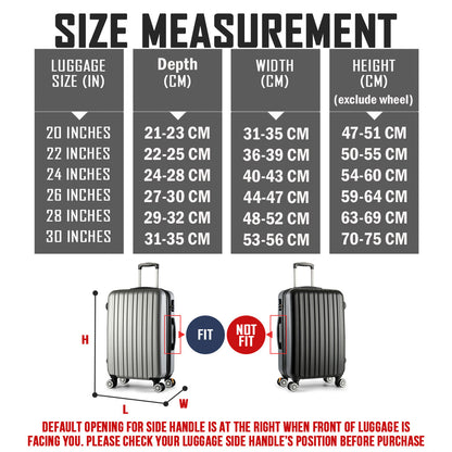 PVC Clear Cover For Luggage Protector Travel Suitcase Cover Transparent Waterproof Trolley Protective Bag 20-30 Inches