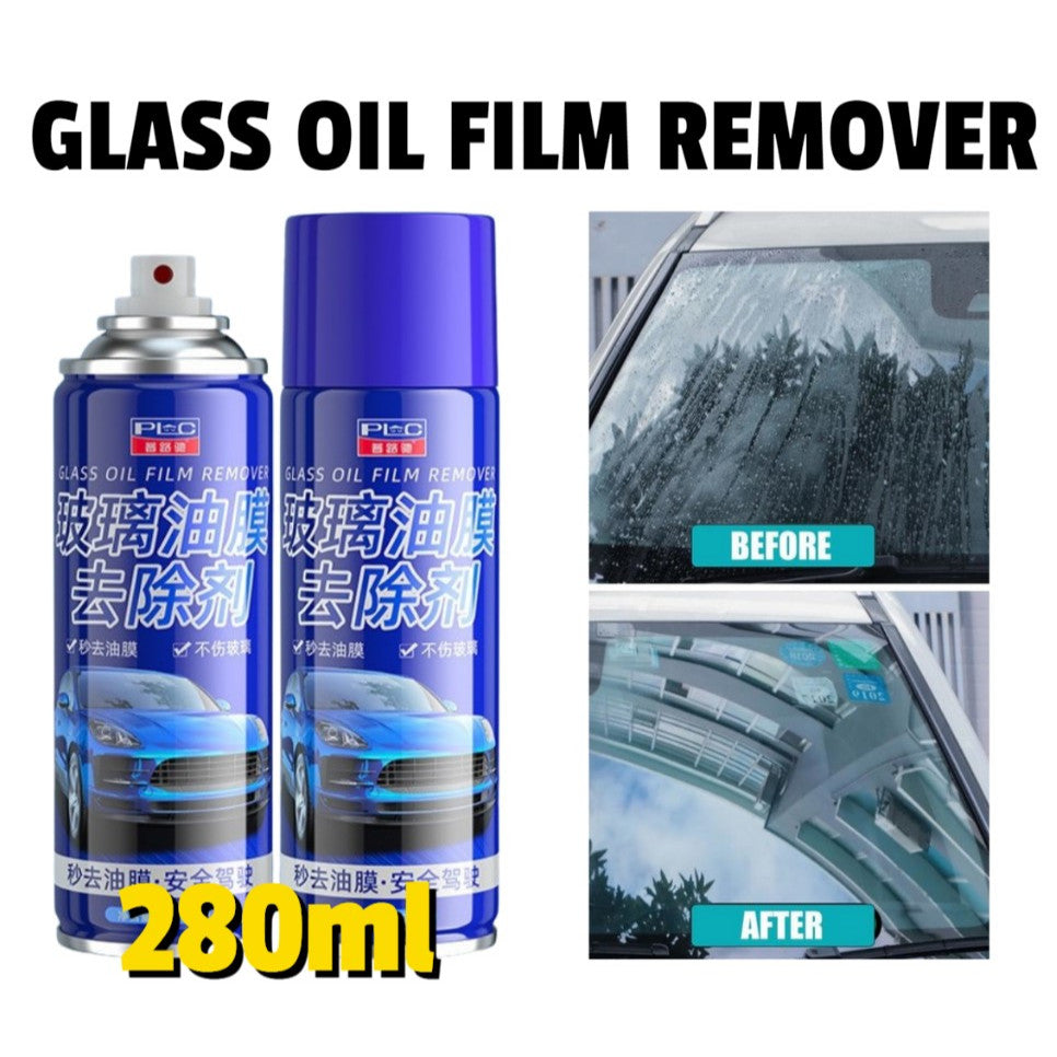 280ml Automotive Glass Oil Film Remover Care Windshield Spray Cleaner Car Strong Decontamination