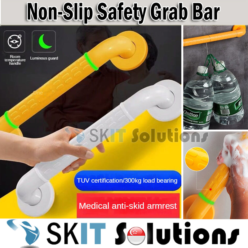 Safety Grab Bar Toilet Bathroom Stairway Handrail Anti Slip Shower Bar Handle Luminous Effect Elderly Patient Disabled