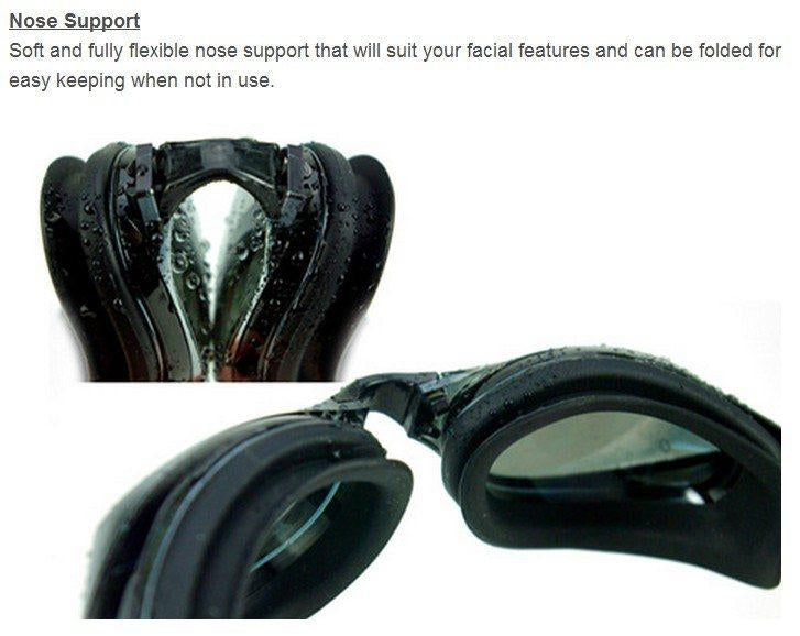 Adult Kid Swimming Goggles Anti Fog UV Protection Leakproof Power 0 Normal Vision Pool Swim Glasses