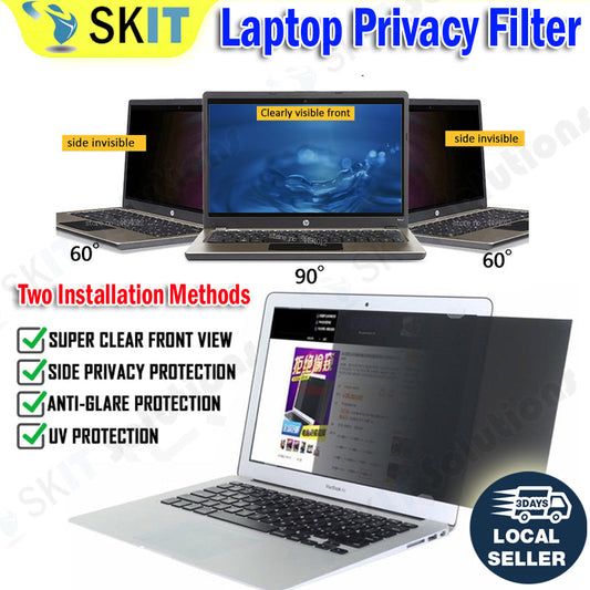 13.3"/14"/15.6"/16"/17.3/21.51/22/23.8/24 Inch Laptop Privacy Screen Filter Anti Peep Spy Glare Protector Film Notebook