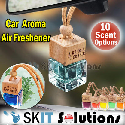 Car Air Freshener Hanging Diffuser Aroma Perfume Aromatherapy Pendant Vehicle Wardrobe Hotel Mall