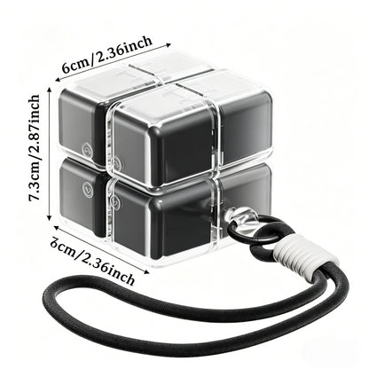 Portable Magnetic 8 Compartment Pill Organizer Case Waterproof Medicine Storage Box with Lanyard