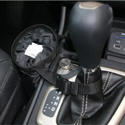 2PCS Car Garbage Bag Trash Can Back Seat Headrest Portable Foldable Leakproof Storage Organizer