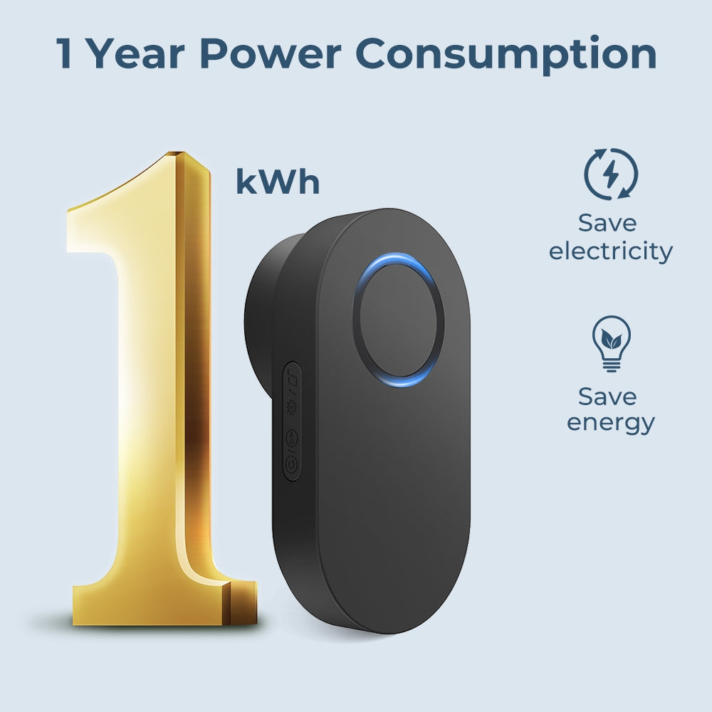 Self Powered / Button Battery Wireless Doorbell Door Bell Waterproof 3 Pin Plug 60 Chimes 350M 120dB