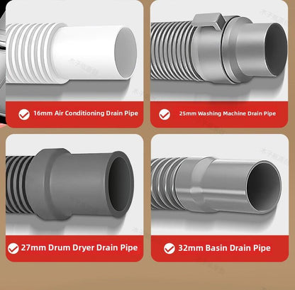 1/3/4-Way Washing Machine Sink Floor Drain Pipe Connector Adapter Valve Tee Elbow Splitter Anti Odor