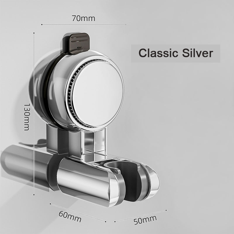 Adjustable Shower Head Suction Cup Holder Showerhead Bracket No Drill FREE Wall Mount Bathroom Bidet