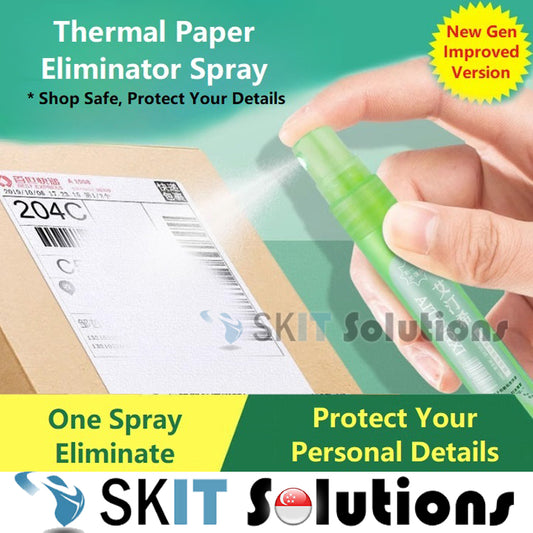 Privacy Security Protection Spray Thermal Paper Eliminator Correction Liquid Pen Eraser Smear Erase Express Parcel Bill
