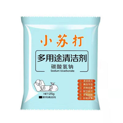 [BUNDLE OF 10 Packs] 25g Kitchen Cleaner Soda Powder Decontamination Baking Soda Powder Household Cleaning For Bathroom