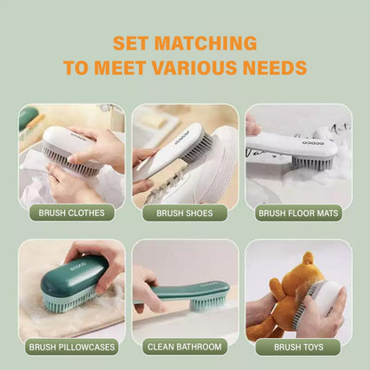 Multifunctional Ecoco Bathroom Laundry / Shoe Brush Soft Fur Cleaning Scrubbing Brush Home Care Use