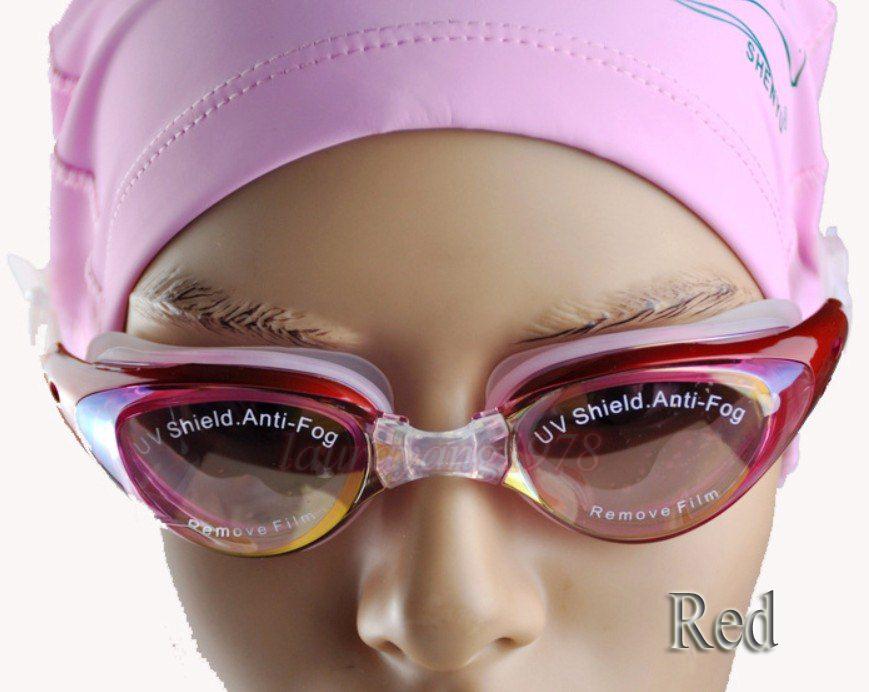 Adult Kid Swimming Goggles Anti Fog UV Protection Leakproof Power 0 Normal Vision Pool Swim Glasses