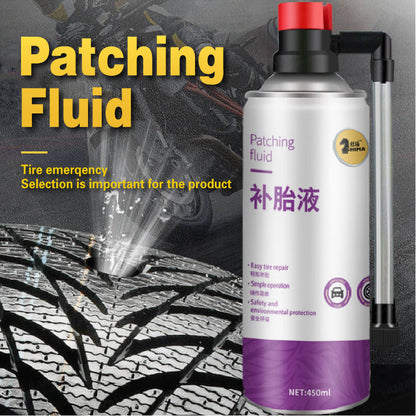 500ml Pneumatic Tyre Filing Patching Fluid Tire Sealer Inflator Spray Repair Puncture Sealant Kit