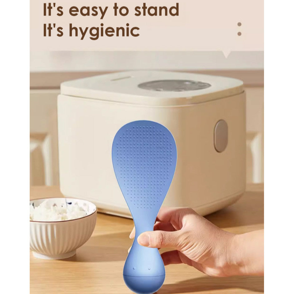 Tumbler Non-Stick Rice Spoon Standable Anti-Scald Non-Slip Easy Clean Kitchen Serving Scoop Shovel