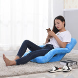 Adjustable Relaxing Folding Sofa Bed w/ Handle Multifunctional Foldable Reclining Chair 5 Position Furniture Living Room