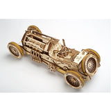 Ugears U-9 Grand Prix Car ★Mechanical 3D Puzzle Kit Model Toys Gift Present Birthday Xmas Christmas Kids Adults