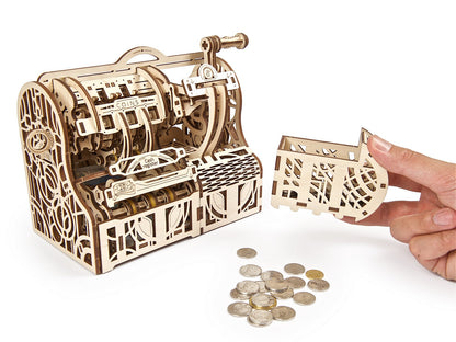 Ugears Cash Register ★Mechanical 3D Puzzle Kit Model Toys Gift Present Birthday Xmas Christmas Kids Adults