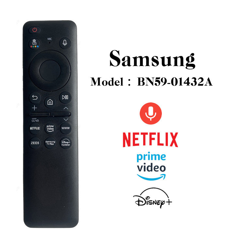 Universal Replacement Samsung Smart TV Remote Control w/ Voice BN59-01259B 01385A 01432A RM-D1078 G2500 V1 V5