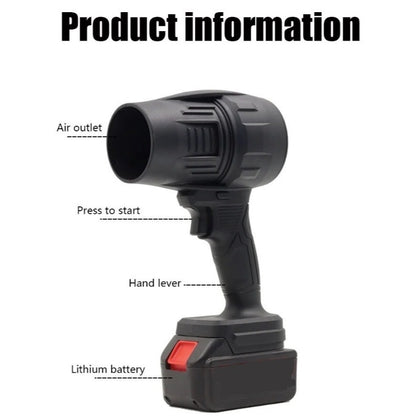 Cordless Electric Turbo Jet Fan Blower Air High Power Rechargeable Blow Leaf Water Dust Car Garden