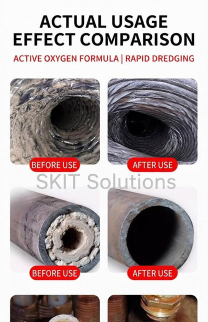 500/1500/2500ml Aircon Drain Pipe Cleaner AC Choke Remover Slime Algae Jelly Gel Dissolver PVC Hose