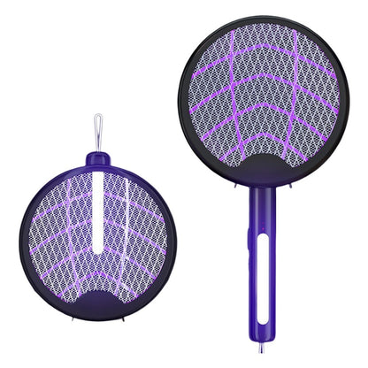 3in1 Electric Mosquito Swatter UV Light Lamp Trapper USB Rechargeable Bug Fly Zapper Killer Racket
