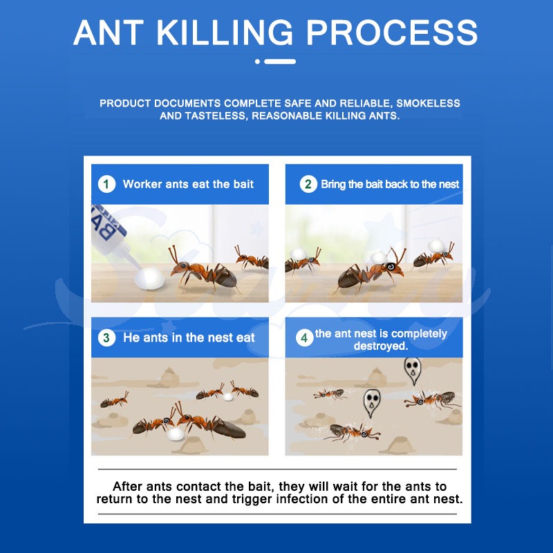 Ant Gel Bait Killer Guards Poison Pest Gel Advanced Ant Gel Bait Fast & Effective Ant Colony Killer