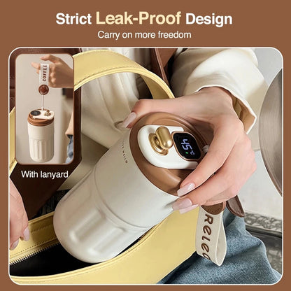 Smart LED Temperature Display Digital Thermal Coffee Cup Stainless Steel Tumbler Flask Mug