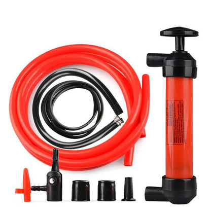 【SKIT SG】Aircon Drainage Hand Pump / Fish Tank Pump/ Multi-Use Transfer Pump / Pumping Oil And Gas With Siphon Pipe To Transport Manual Pump Liquid Chemical Delivery Pump Hand Pump Car, Petrol Diesel Water Fuel Syphon Pump Siphon Water Sucker Transfer Kit