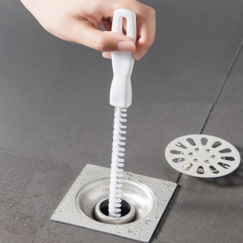 60cm Bendable Drain Hair Cleaner Sink Pipe Clog Remover Sewer Dredging Strip Cleaning Unclog Tool