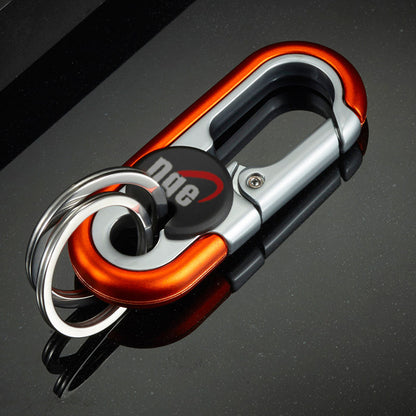 Metal Car Keychain Stainless Steel Carabiner Hook Waist Belt Key Holder Clip Men Motorcycle Travel