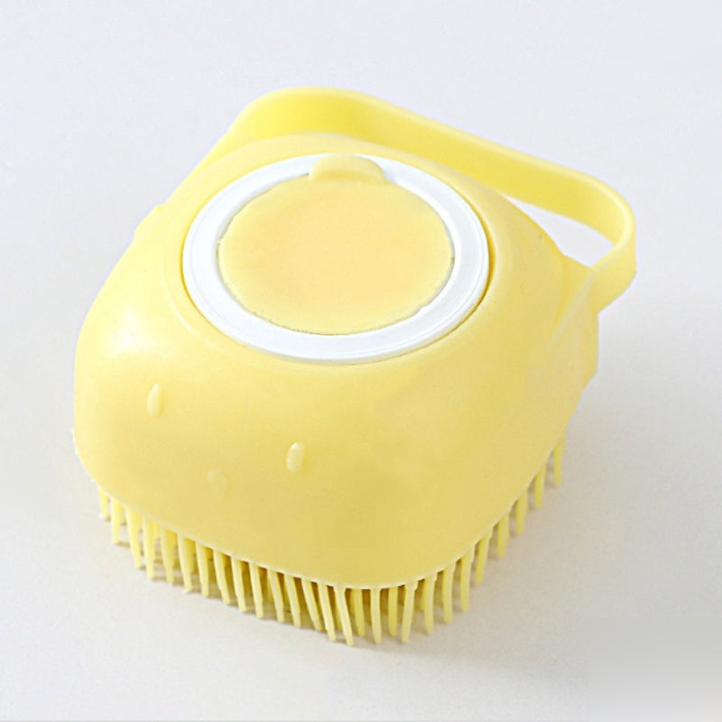 2-in-1 Pet Shampoo Massage Brush with 60ml Dispenser