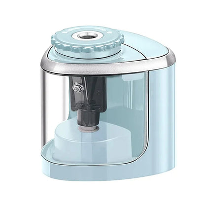 Electric Pencil Sharpener Battery Operated Automatic Rotary Sharpener for 6–8mm Pencils School Office