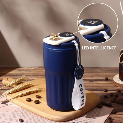 Smart LED Temperature Display Digital Thermal Coffee Cup Stainless Steel Tumbler Flask Mug