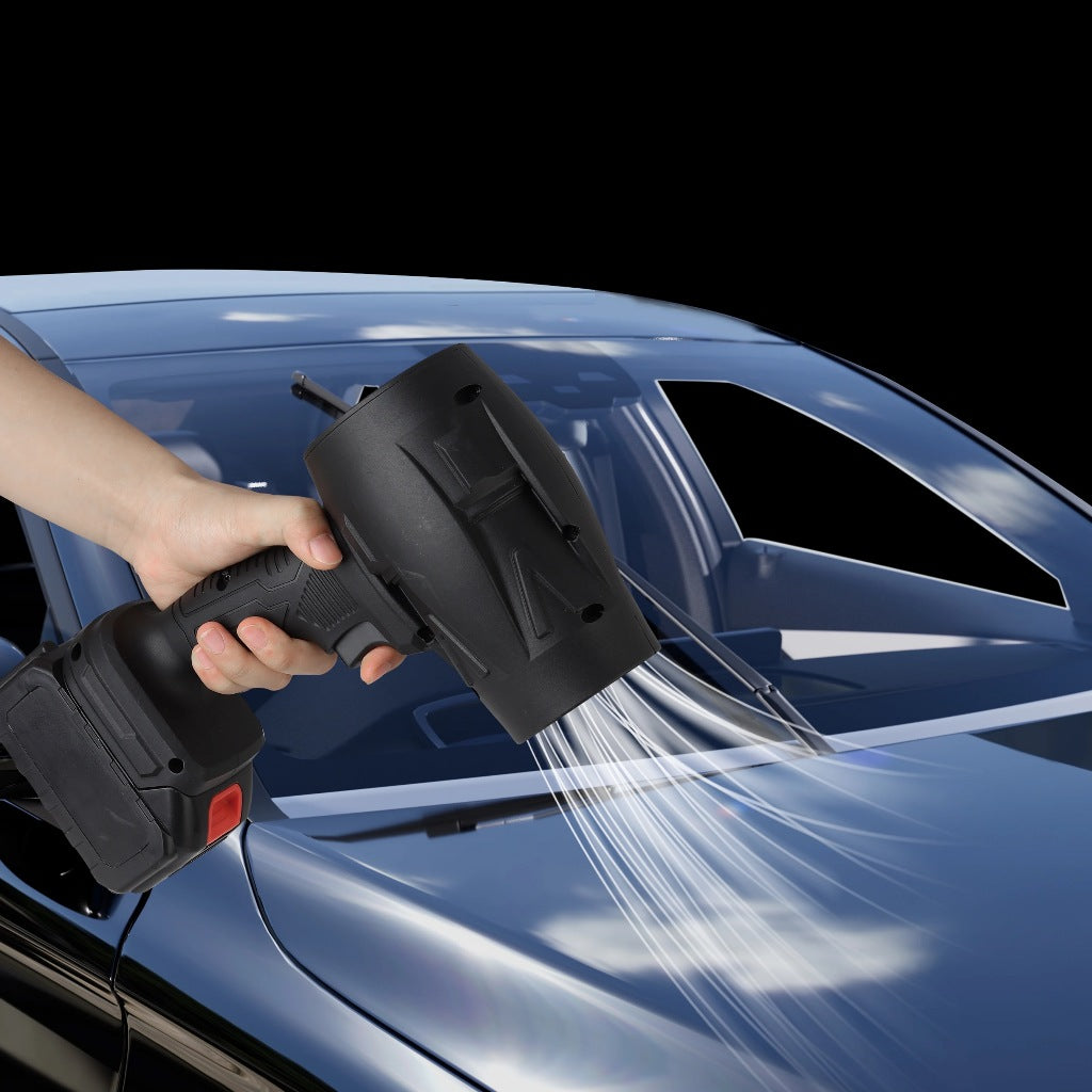 Cordless Electric Turbo Jet Fan Blower Air High Power Rechargeable Blow Leaf Water Dust Car Garden