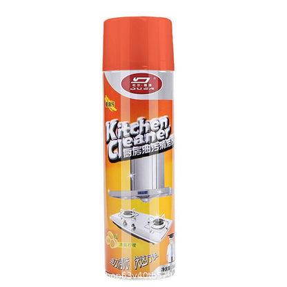 Kitchen Oil Cleaner Spray Grease Stain Remover Oven Foam Range Hood Degreaser Cleaning Agent 500ml