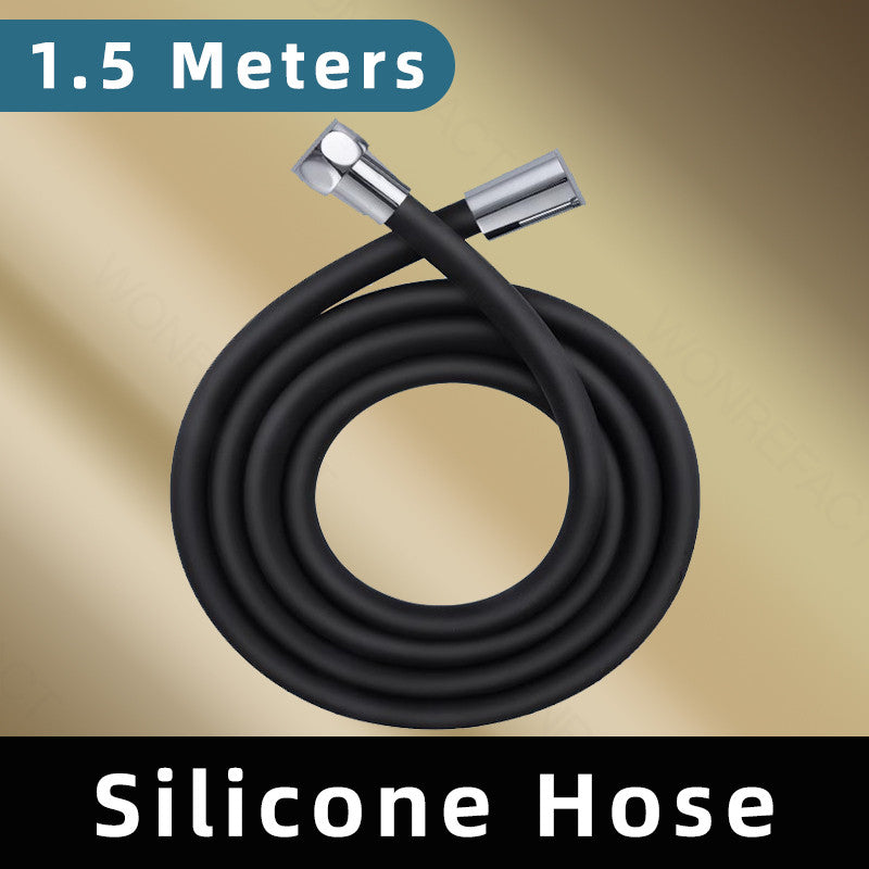 1.5M 2M Flexible Hose Bathroom Toilet Silicone Handheld Showerhead Tube for Bidet Spray Shower Head
