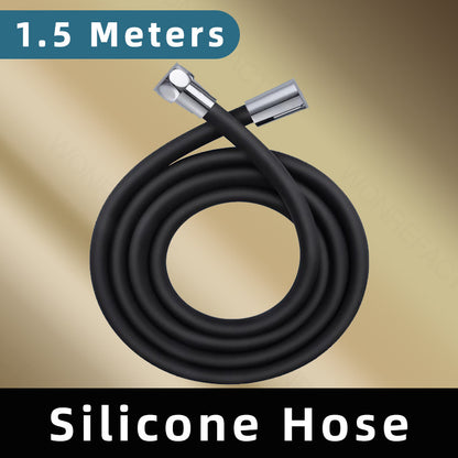 1.5M 2M Flexible Hose Bathroom Toilet Silicone Handheld Showerhead Tube for Bidet Spray Shower Head
