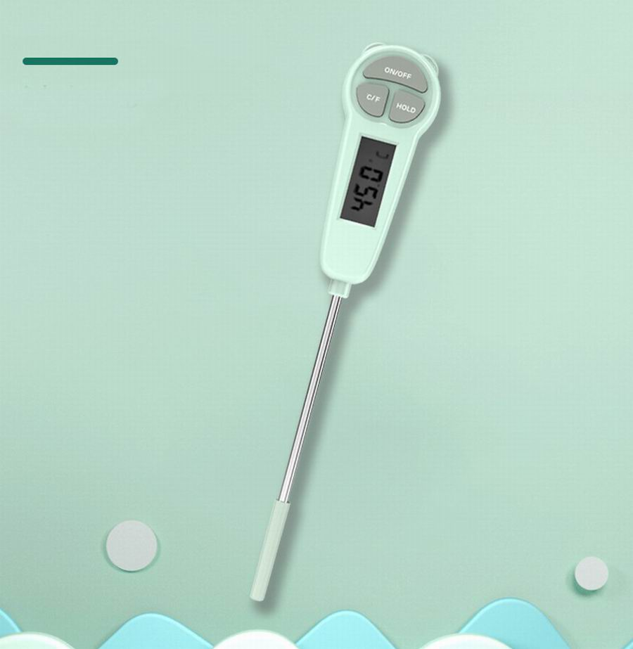 MISUTA Digital Kitchen Food Cooking Thermometer Instant Read Probe Backlit Temperature Baby Milk Water Meat Temperature