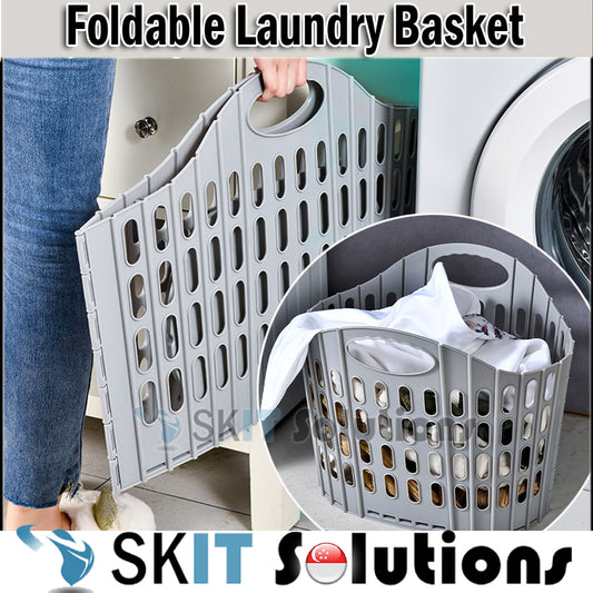 Foldable Laundry Basket / Space Saving Clothes Storage Bag Shelves / Toys Organizer Multipurpose Storage