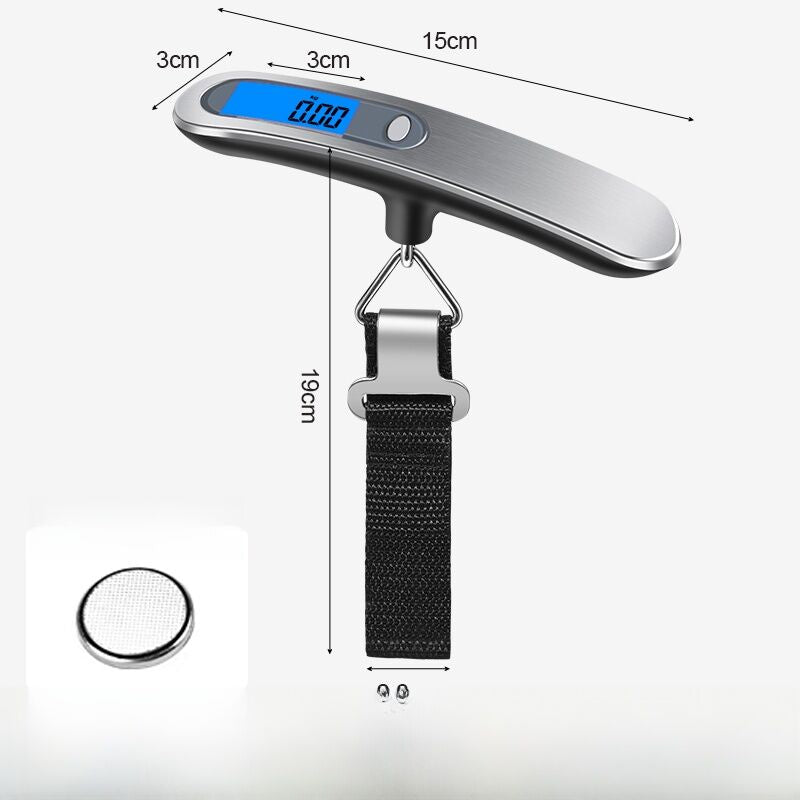 Portable Digital Luggage Scale 50kg 110lb with Belt or Hook Handheld Hanging Travel Bag Weight Scale