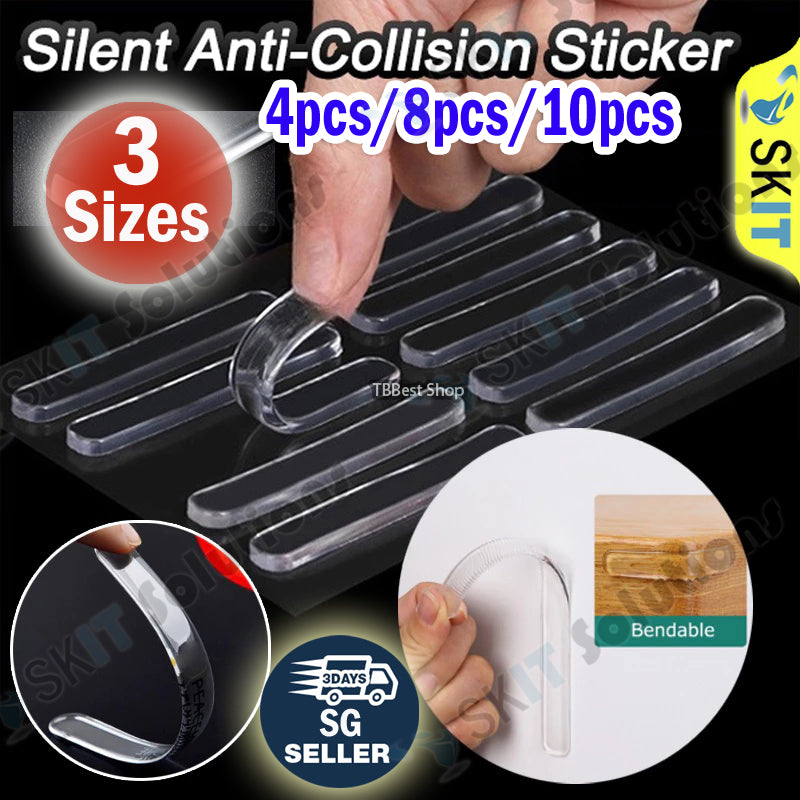 Soft Silicone Gel Anti-Collision Sticker Baby Protection Door Bumper Drawer Stopper Protector Tape