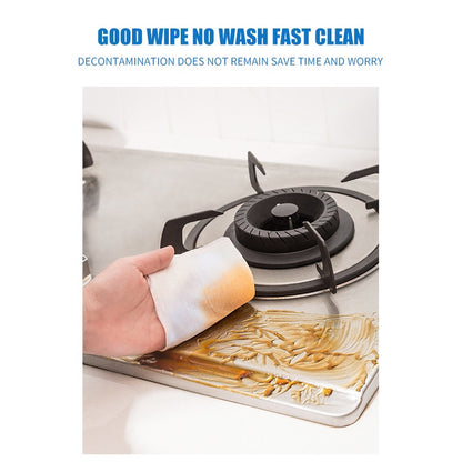 80s Kitchen Wipes Heavy Grease Oil Removal Large Thick Sheet Antibacterial Home Stove Sink Essential