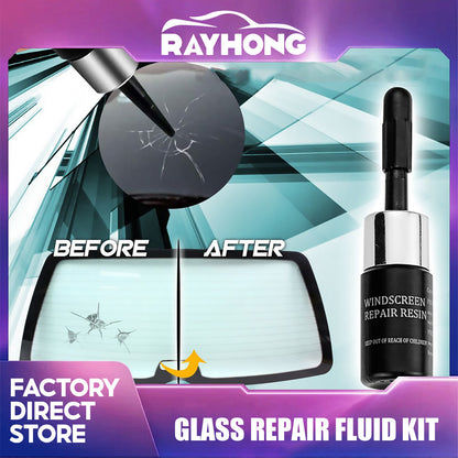 Car Glass Nano Repair Fluid Crack Repair Solution Kit Auto Windshield Resin Tools Automotive Windscreen