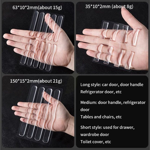 Soft Silicone Gel Anti-Collision Sticker Baby Protection Door Bumper Drawer Stopper Protector Tape